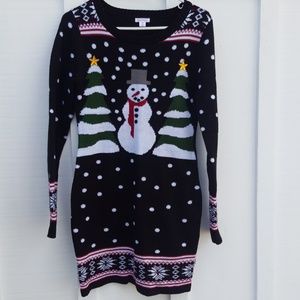 Xhilaration Christmas sweater dress